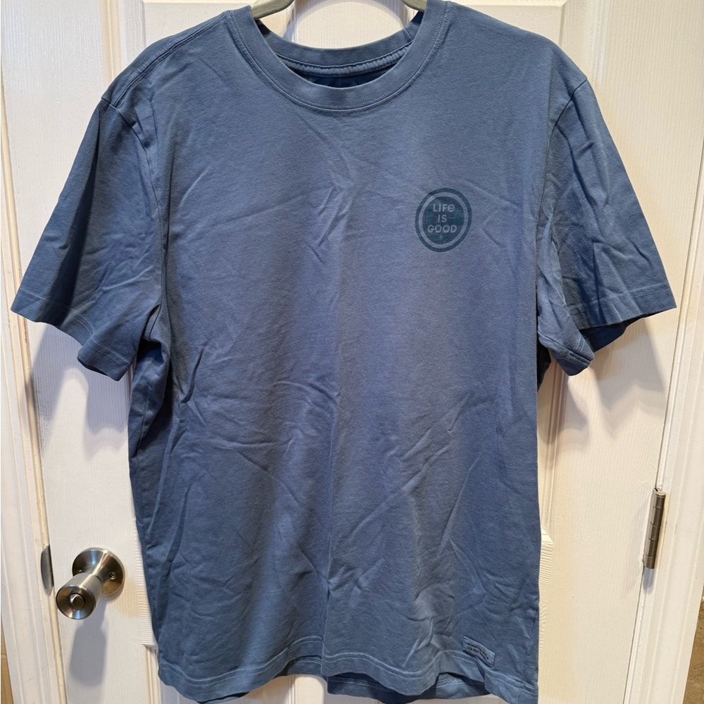 Life Is Good Men's Short Sleeve Crew T-Shirt - Slate